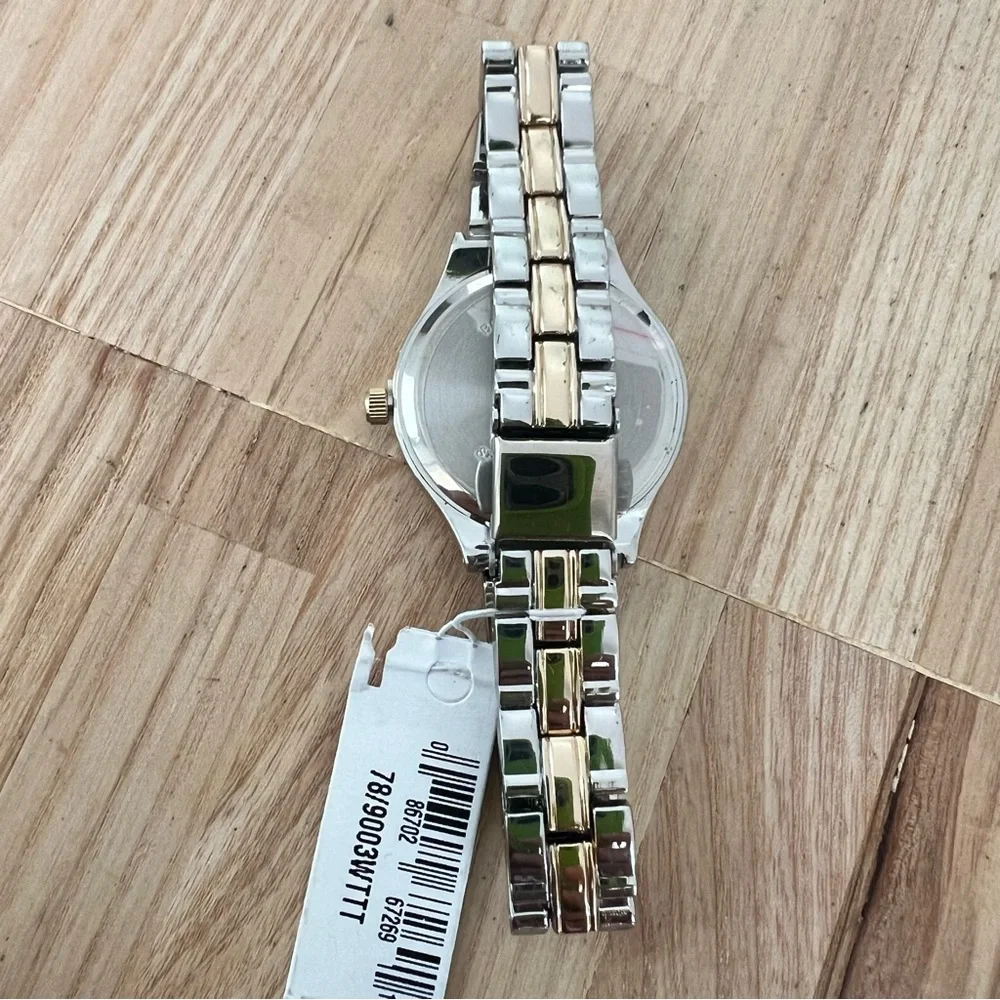 Sutton by Armitron ladies two tone dress watch NEW BATTERY